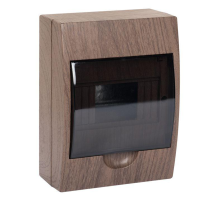 EKF pb40-n-6-dark Щит распределительный навесной ЩРН-П- 6 темное дерево IP41 EKF PROxima