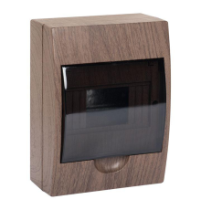 EKF pb40-n-6-dark Щит распределительный навесной ЩРН-П- 6 темное дерево IP41 EKF PROxima