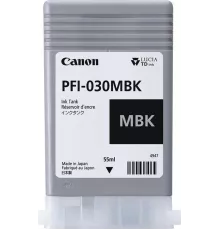 Картридж струйный Canon PFI-030MBK 3488C001АА черный матовый (55мл) для Canon imagePROGRAF TA-20, TA-30, TM-240, TM-340.