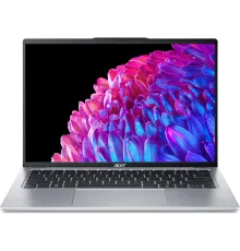 Ноутбук Acer Swift Go 14 SFG14-73-70EH Core Ultra 7 155H 16Gb SSD1Tb Intel Arc 14" OLED 2.8K (2880x1800) Windows 11 Home silver WiFi BT Cam (NX.KSGCD.002)