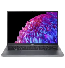 Ноутбук Acer Swift Go 14 SFG14-63-R57X Ryzen 7 8845HS 16Gb SSD1Tb AMD Radeon 14" OLED 2.8K (2880x1800) Windows 11 Home metall WiFi BT Cam (NX.KTSCD.003)