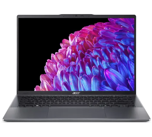 Ноутбук Acer Swift Go 14 SFG14-63-R8U9 Ryzen 5 8645HS 16Gb SSD1Tb AMD Radeon 14" OLED 2.8K (2880x1800) Windows 11 Home metall WiFi BT Cam (NX.KTSCD.002) Ноутбук Acer Swift Go 14 SFG14-63-R8U9 Ryzen 5 8645HS 16Gb SSD1Tb AMD Radeon 14" OLED 2.8K (2880x1800) Windows 11 Home metall WiFi BT Cam (NX.KTSCD.002)