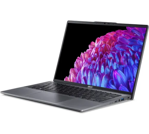 Ноутбук Acer Swift Go 14 SFG14-63-R8U9 Ryzen 5 8645HS 16Gb SSD1Tb AMD Radeon 14" OLED 2.8K (2880x1800) Windows 11 Home metall WiFi BT Cam (NX.KTSCD.002) Ноутбук Acer Swift Go 14 SFG14-63-R8U9 Ryzen 5 8645HS 16Gb SSD1Tb AMD Radeon 14" OLED 2.8K (2880x1800) Windows 11 Home metall WiFi BT Cam (NX.KTSCD.002)