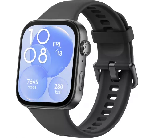 Смарт-часы Huawei Watch Fit 3 Solo-B09S 1.82" AMOLED корп.черный рем.черный разм.брасл.:130-210мм (55020CEE)