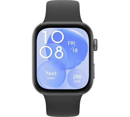 Смарт-часы Huawei Watch Fit 3 Solo-B09S 1.82" AMOLED корп.черный рем.черный разм.брасл.:130-210мм (55020CEE)
