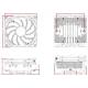 Устройство охлаждения(кулер) ID-Cooling IS-40-XT Soc-AM5/AM4/1151/1200/1700 черный 4-pin 14-35dB Al+Cu 100W 400gr Ret