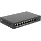 ORIGO OS1209P/80W/A1A Неуправляемый PoE-коммутатор 8x100Base-TX PoE+, 1x1000Base-X SFP, PoE-бюджет 80 Вт, корпус металл