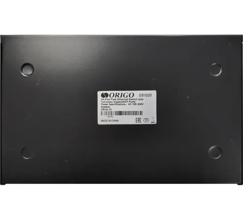 ORIGO OS1225/A1A Неуправляемый коммутатор 24x100Base-TX, 1xCombo 1000Base-T/SFP, корпус металл