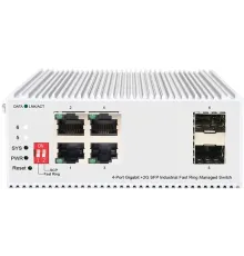 ORIGO OI3106/A1A Промышленный управляемый L2 коммутатор 4x1000Base-T, 2x1000Base-X SFP