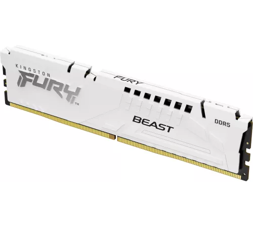 Память DDR5 32GB 6000MHz Kingston KF560C36BWE-32 Fury Beast White Expo RTL PC5-48000 CL36 DIMM 288-pin 1.35В dual rank Ret
