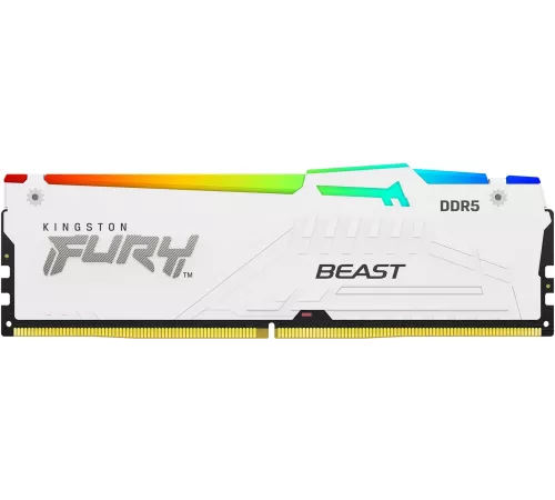 Память DDR5 32GB 6000MHz Kingston KF560C36BWEA-32 Fury Beast White Expo RTL PC5-48000 CL36 DIMM 288-pin 1.35В dual rank Ret