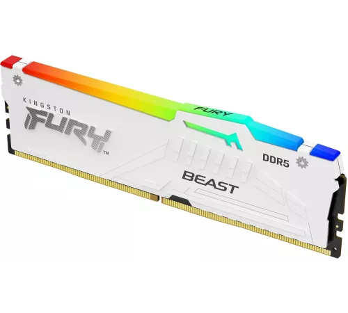 Память DDR5 32GB 6000MHz Kingston KF560C36BWEA-32 Fury Beast White Expo RTL PC5-48000 CL36 DIMM 288-pin 1.35В dual rank Ret
