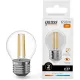 Лампа филам. Gauss Filament 10Вт цок.:E27 шар св.свеч.бел.теп. (упак.:10шт) (52210)