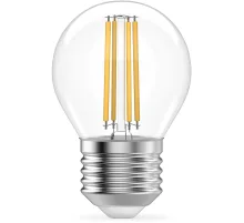 Лампа филам. Gauss Filament 10Вт цок.:E27 шар св.свеч.бел.теп. (упак.:10шт) (52210)