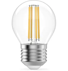 Лампа филам. Gauss Filament 10Вт цок.:E27 шар св.свеч.бел.теп. (упак.:10шт) (52210)