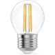 Лампа филам. Gauss Filament 12Вт цок.:E27 шар св.свеч.бел.нейт. (упак.:10шт) (52222)