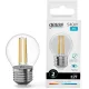 Лампа филам. Gauss Filament 8Вт цок.:E27 шар св.свеч.бел.нейт. (упак.:10шт) (52228)