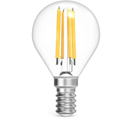 Лампа филам. Gauss Filament 13Вт цок.:E14 шар св.свеч.бел.теп. (упак.:10шт) (105801113) Лампа филам. Gauss Filament 13Вт цок.:E14 шар св.свеч.бел.теп. (упак.:10шт) (105801113)