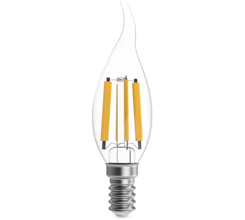 Лампа филам. Gauss Filament 13Вт цок.:E14 свеча св.свеч.бел.нейт. (упак.:10шт) (104801213) Лампа филам. Gauss Filament 13Вт цок.:E14 свеча св.свеч.бел.нейт. (упак.:10шт) (104801213)