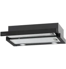 Вытяжка встраиваемая Krona KAMILLA T 600 BLACK черный управление: кнопочное (1 мотор)