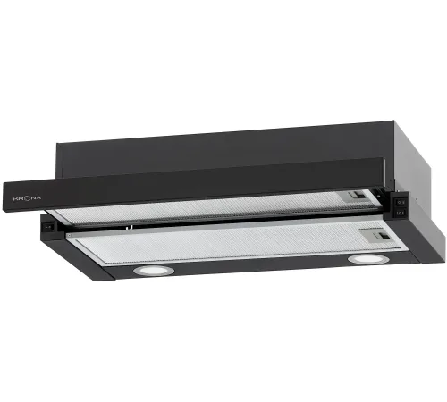 Вытяжка встраиваемая Krona KAMILLA T 600 BLACK черный управление: кнопочное (1 мотор) Вытяжка встраиваемая Krona KAMILLA T 600 BLACK черный управление: кнопочное (1 мотор)