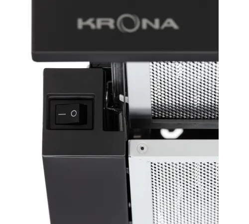Вытяжка встраиваемая Krona KAMILLA T 600 BLACK черный управление: кнопочное (1 мотор) Вытяжка встраиваемая Krona KAMILLA T 600 BLACK черный управление: кнопочное (1 мотор)