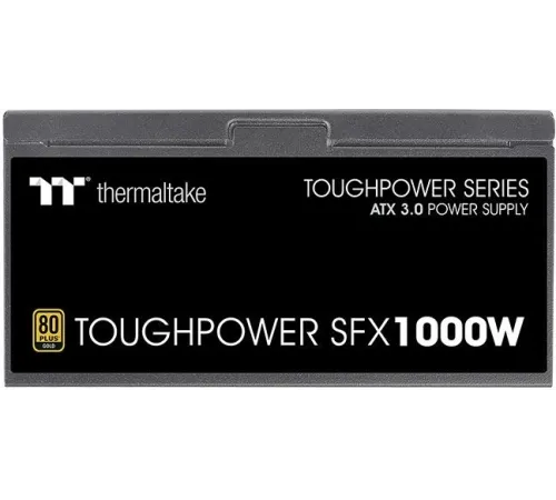 Блок питания Thermaltake SFX 1000W Toughpower SFX1000 Gen.5 80+ platinum 24pin APFC 90mm fan 3xSATA Cab Manag RTL Блок питания Thermaltake SFX 1000W Toughpower SFX1000 Gen.5 80+ platinum 24pin APFC 90mm fan 3xSATA Cab Manag RTL