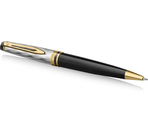 Ручка шариков. Waterman Reflections of Paris Expert DeLuxe (2200942) Black GT M син. черн. подар.кор.