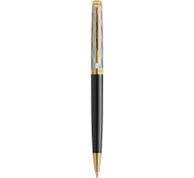 Ручка шариков. Waterman Reflections of Paris Hemisphere DeLuxe (2200839) Black GT M син. черн. подар.кор.