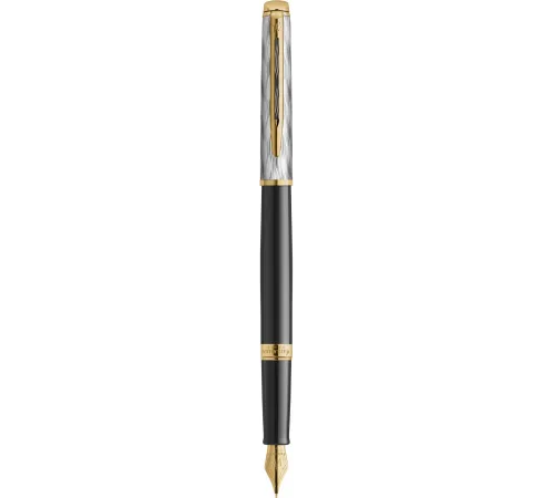 Ручка перьев. Waterman Reflections of Paris Hemisphere DeLuxe (2200837) Black GT M подар.кор.