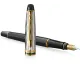 Ручка перьев. Waterman Reflections of Paris Expert DeLuxe (2200840) Black GT M подар.кор.