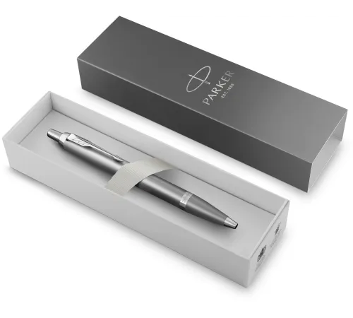 Ручка шариков. Parker IM Writing Rituals K331 (2203898) серый/хром син. черн. подар.кор. Ручка шариков. Parker IM Writing Rituals K331 (2203898) серый/хром син. черн. подар.кор.