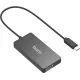 Разветвитель USB-C Buro BPH-C-1730 4порт. черный (BU-USBC-HUB-4U21)