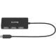 Разветвитель USB-C Buro BPH-C-1730 4порт. черный (BU-USBC-HUB-4U21)