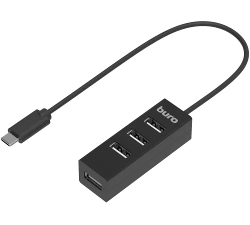 Разветвитель USB-C Buro BPH-C-1906 4порт. черный (BU-USBC-HUB-4U20) Разветвитель USB-C Buro BPH-C-1906 4порт. черный (BU-USBC-HUB-4U20)