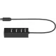 Разветвитель USB-C Buro BPH-C-1906 4порт. черный (BU-USBC-HUB-4U20)