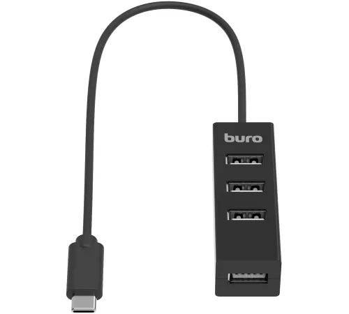 Разветвитель USB-C Buro BPH-C-1906 4порт. черный (BU-USBC-HUB-4U20) Разветвитель USB-C Buro BPH-C-1906 4порт. черный (BU-USBC-HUB-4U20)