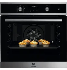 Духовой шкаф Электрический Electrolux EOD6P66X серебристый/черный
