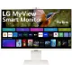 МОНИТОР 32" LG 32SR85U-W WHITE (IPS, 3840x2160, 5 ms, 178°/178°, 400 cd/m, 3000:1, +2хHDMI, +3xUSB Type-C, +MM, +WebCAM)