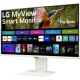 МОНИТОР 32" LG 32SR85U-W WHITE (IPS, 3840x2160, 5 ms, 178°/178°, 400 cd/m, 3000:1, +2хHDMI, +3xUSB Type-C, +MM, +WebCAM)