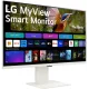 МОНИТОР 32" LG 32SR85U-W WHITE (IPS, 3840x2160, 5 ms, 178°/178°, 400 cd/m, 3000:1, +2хHDMI, +3xUSB Type-C, +MM, +WebCAM)