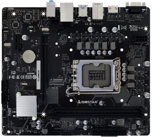 Материнская плата Biostar H610MHP 2.0 Soc-1700 Intel H610 2xDDR4 mATX AC`97 8ch(7.1) GbLAN RAID+VGA+HDMI