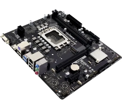 Материнская плата Biostar H610MHP 2.0 Soc-1700 Intel H610 2xDDR4 mATX AC`97 8ch(7.1) GbLAN RAID+VGA+HDMI