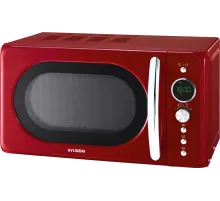 Микроволновая Печь Hyundai HYM-D3037 20л. 700Вт красный/серебристый
