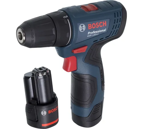 Дрель-шуруповерт Bosch GSR 120-LI аккум. патрон:быстрозажимной (кейс в комплекте) (06019G8000)