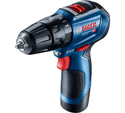 Дрель-шуруповерт Bosch GSB 12V-30 аккум. патрон:быстрозажимной (кейс в комплекте) (06019G9100)