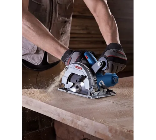 Циркулярная пила (дисковая) Bosch GKS 600 1200Вт (ручная) D диска.:165мм (06016A9020)
