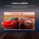 Телевизор LED Hyundai 55" H-LED55BU7100 Frameless Metal серый 4K Ultra HD 60Hz MEMC DVB-T DVB-T2 DVB-C DVB-S DVB-S2 USB WiFi Smart TV