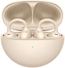 Гарнитура вкладыши Huawei FreeClip Dove-T00 бежевый беспроводные bluetooth клипса (55037342)