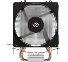 Устройство охлаждения(кулер) Digma D-CPC110-1 90x90x25mm Soc-AM4/1151/1200 черный 3-pin 23dB Al+Cu 110W 245gr Ret